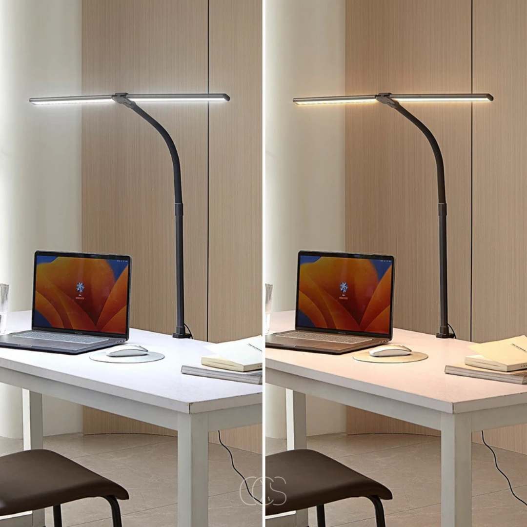 Metalowa lampka biurkowa LED na zacisk - Image 3