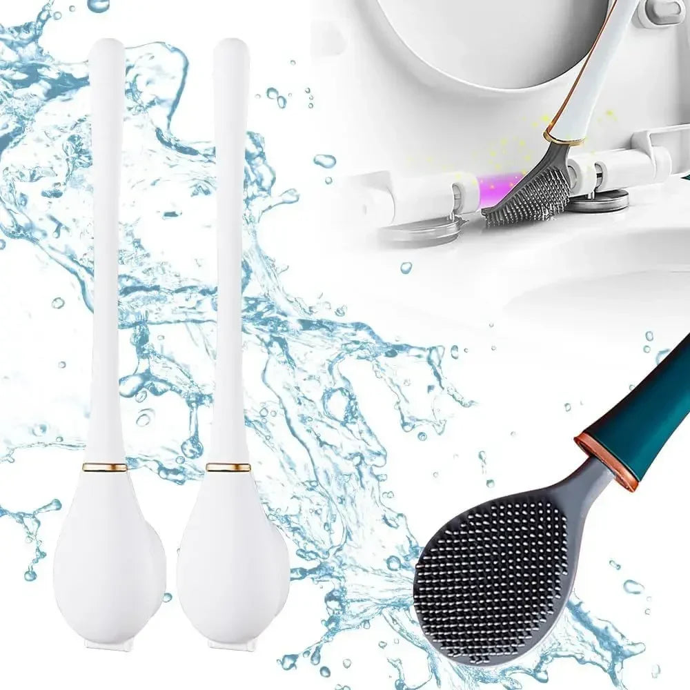 Silikonowa szczotka do WC z uchwytem ściennym – higieniczna, oszczędza miejsce w łazience - Image 10
