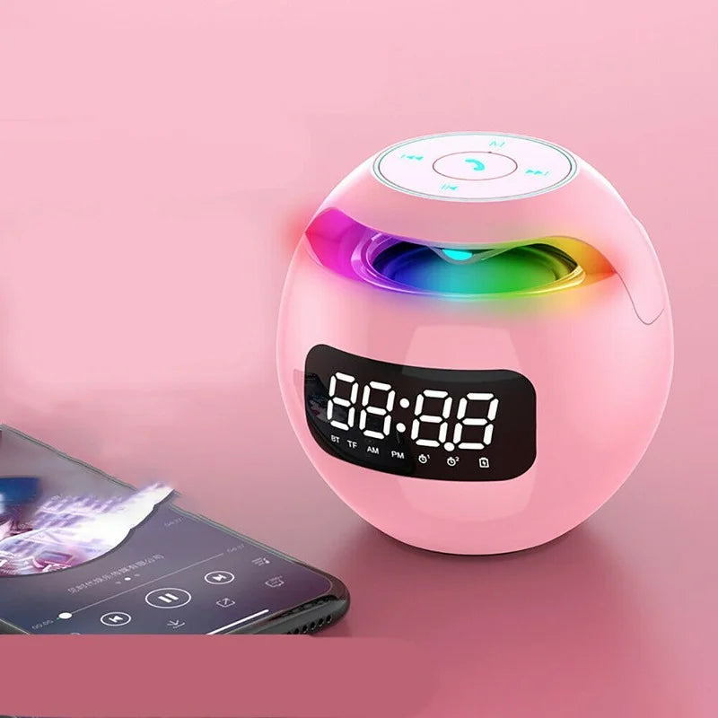 Inteligentny budzik Bluetooth z pokazem świateł LED