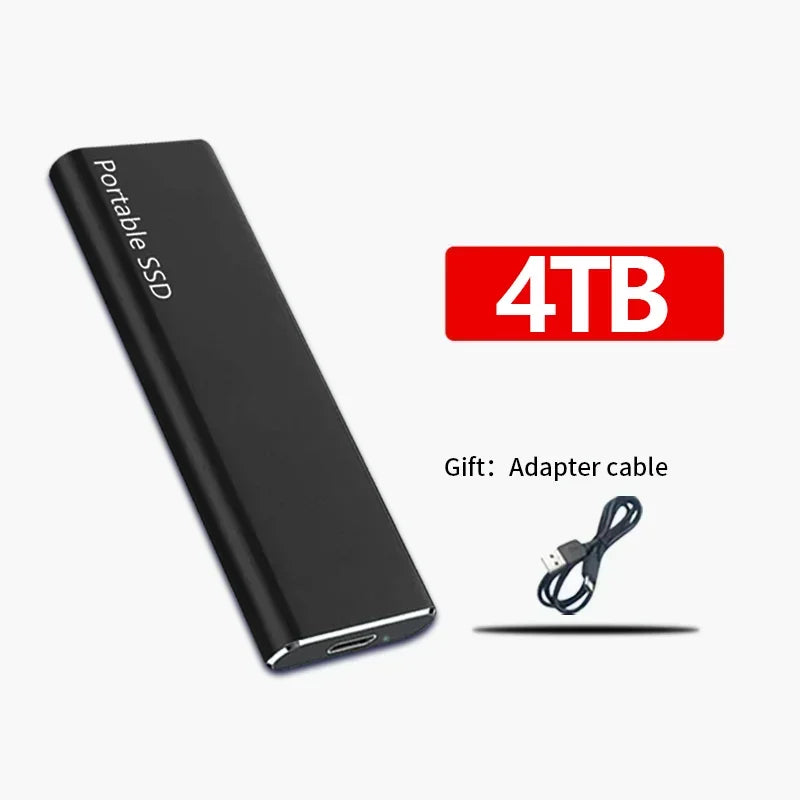 Lekki zewnętrzny dysk SSD do szybkiego transferu - 4TB/1TB - Image 2