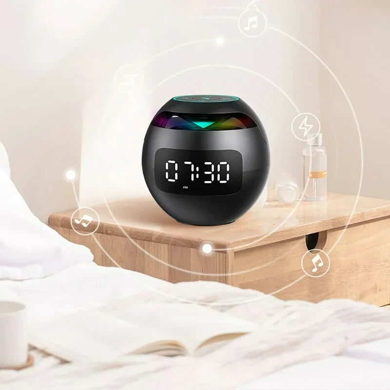Inteligentny budzik Bluetooth z pokazem świateł LED - Image 5