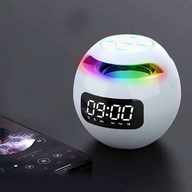 Inteligentny budzik Bluetooth z pokazem świateł LED - Image 3
