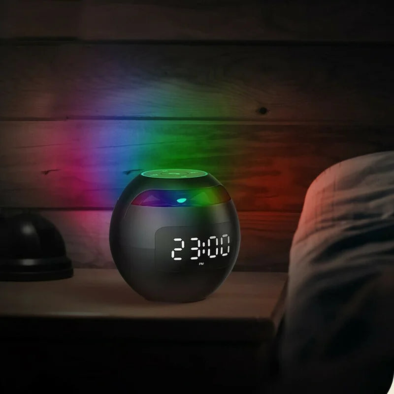Inteligentny budzik Bluetooth z pokazem świateł LED - Image 4