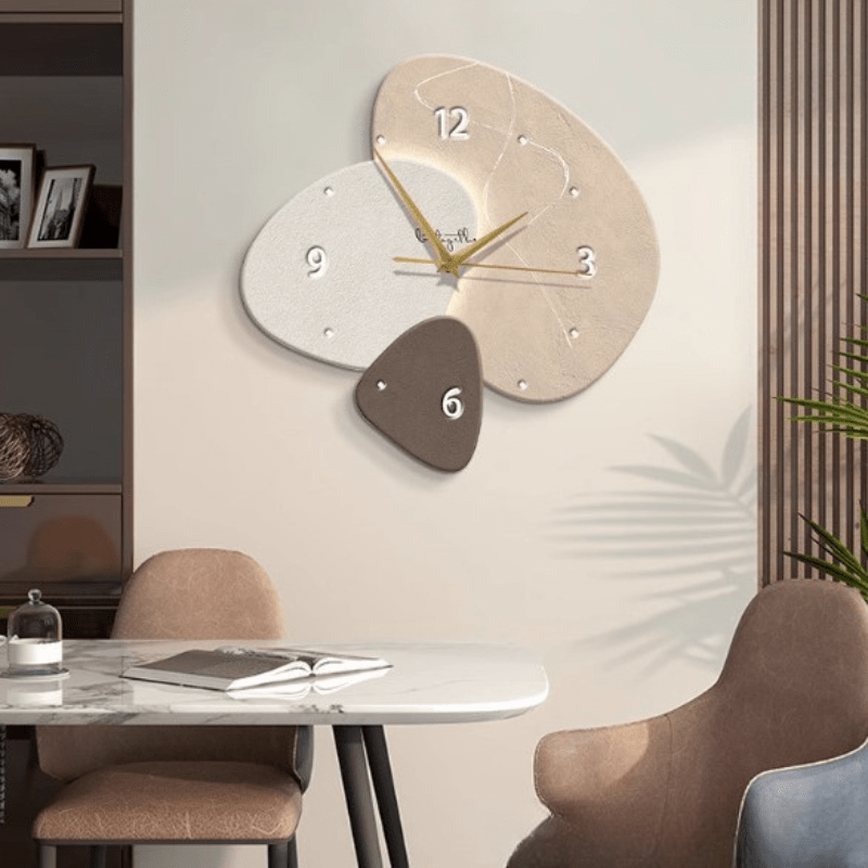 Skandynawski zegar ścienny z cichym mechanizmem – minimalistyczna dekoracja do wnętrz - Image 3