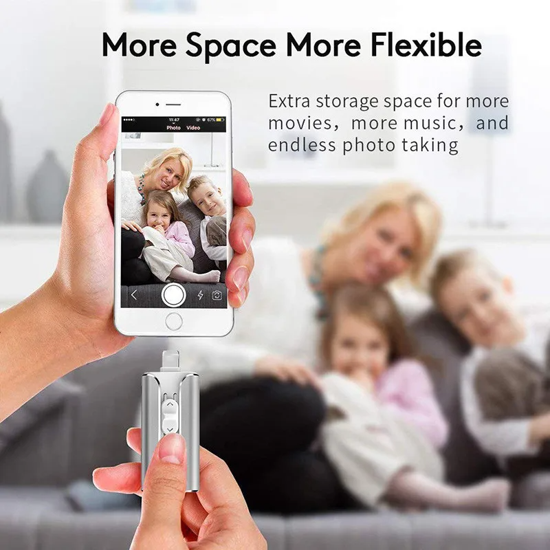 Pendrive do telefonu USB C Lightning - Image 10