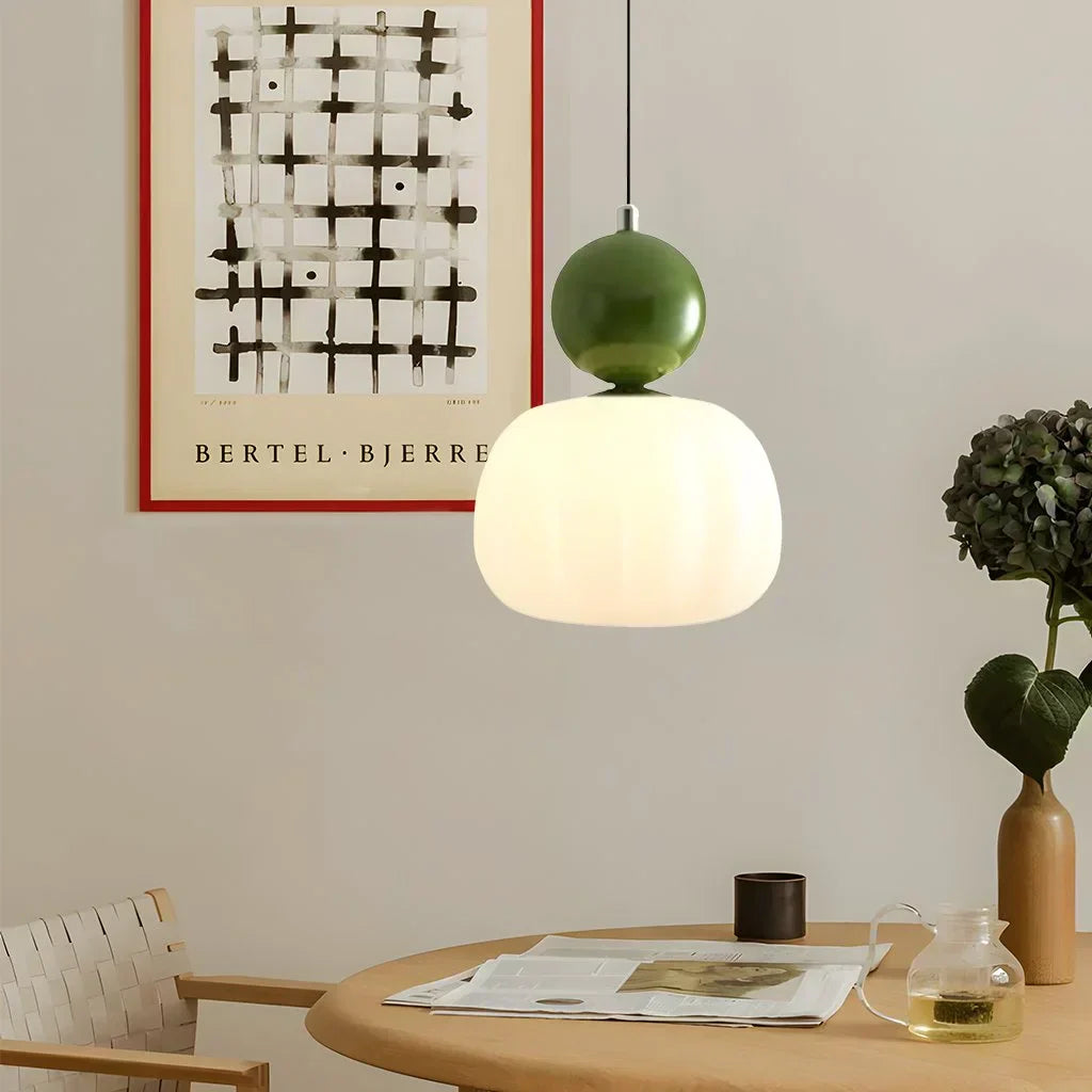 Elegancka Lampa Wisząca w Stylu Art Deco Kremowy Klosz Sufitowy - Image 10