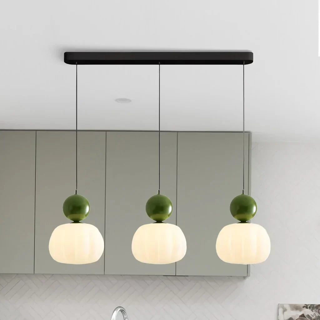 Elegancka Lampa Wisząca w Stylu Art Deco Kremowy Klosz Sufitowy - Image 17