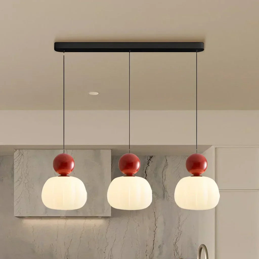 Elegancka Lampa Wisząca w Stylu Art Deco Kremowy Klosz Sufitowy - Image 18