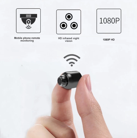 Kompaktowa szerokokątna kamera WiFi HD z funkcją noktowizora - Image 8