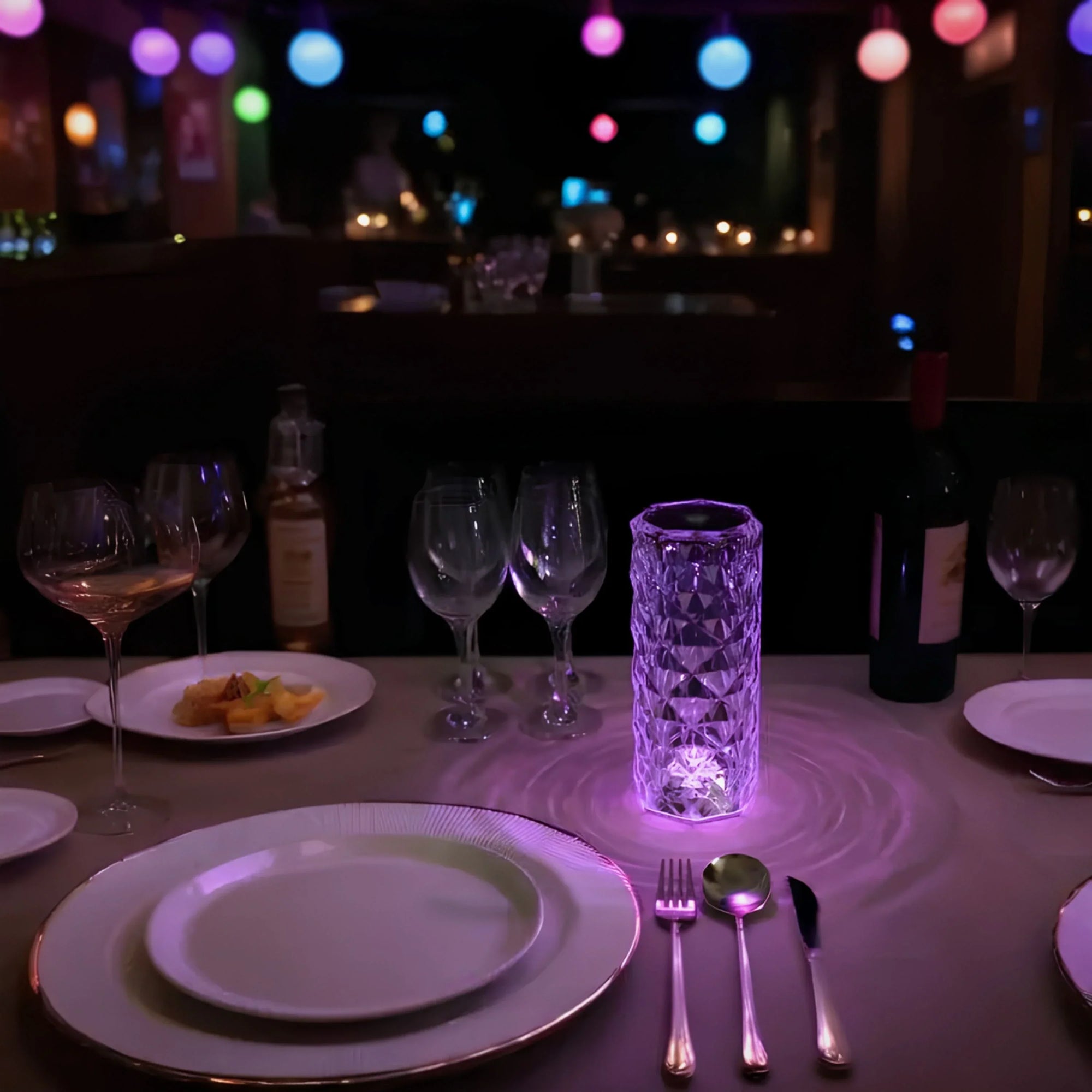 Elegancka lampa stołowa Crystal Touch - Image 14