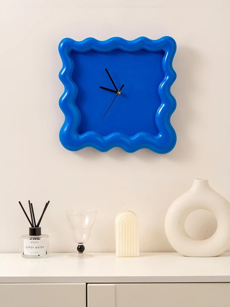 Współczesny Smukły Minimalistyczny Okrągły Zegar Ścienny - Image 4