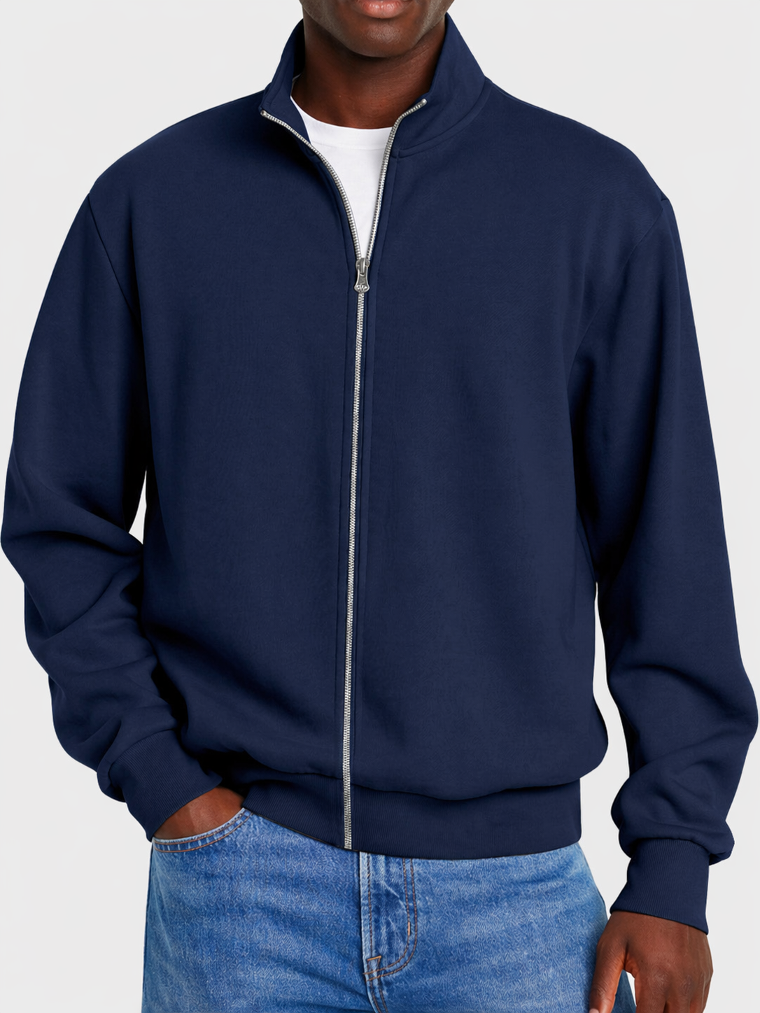 Sweter męski rozpinany na zamek - Image 27