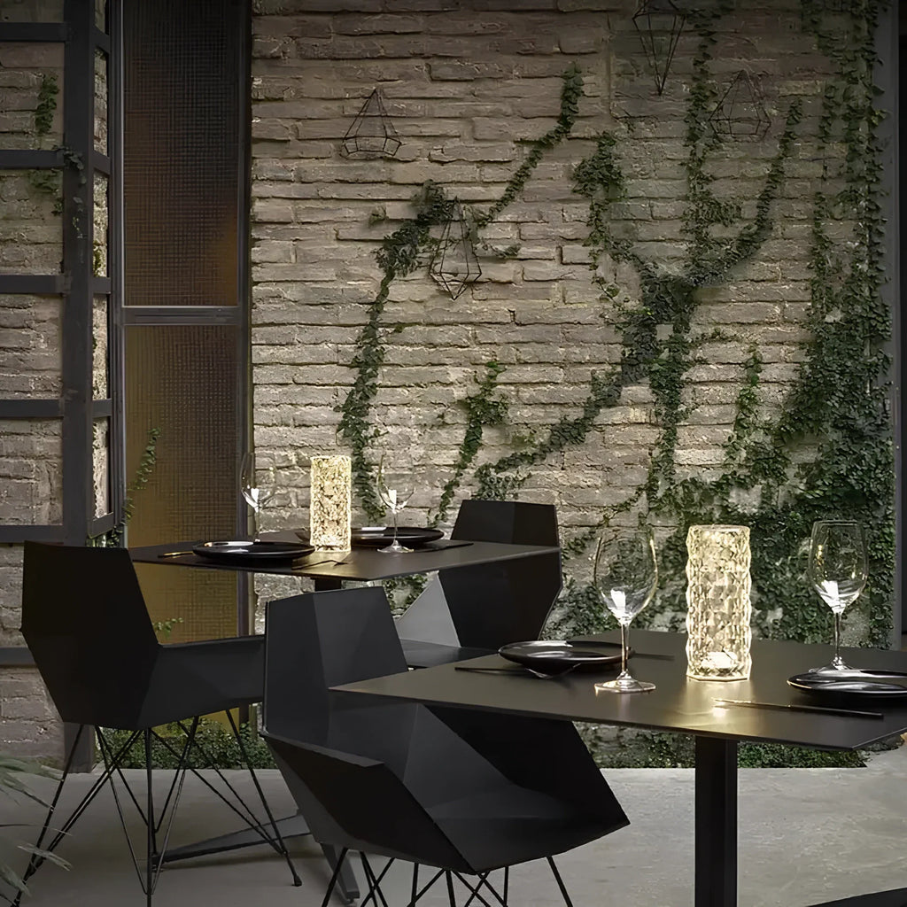 Elegancka lampa stołowa Crystal Touch - Image 13