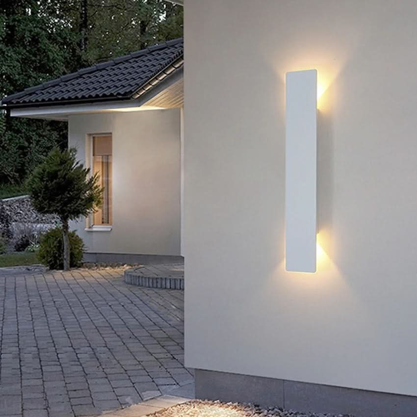 Aluminiowa lampa ścienna LED IP65 – oświetlenie zewnętrzne elewacji i tarasu - Image 11