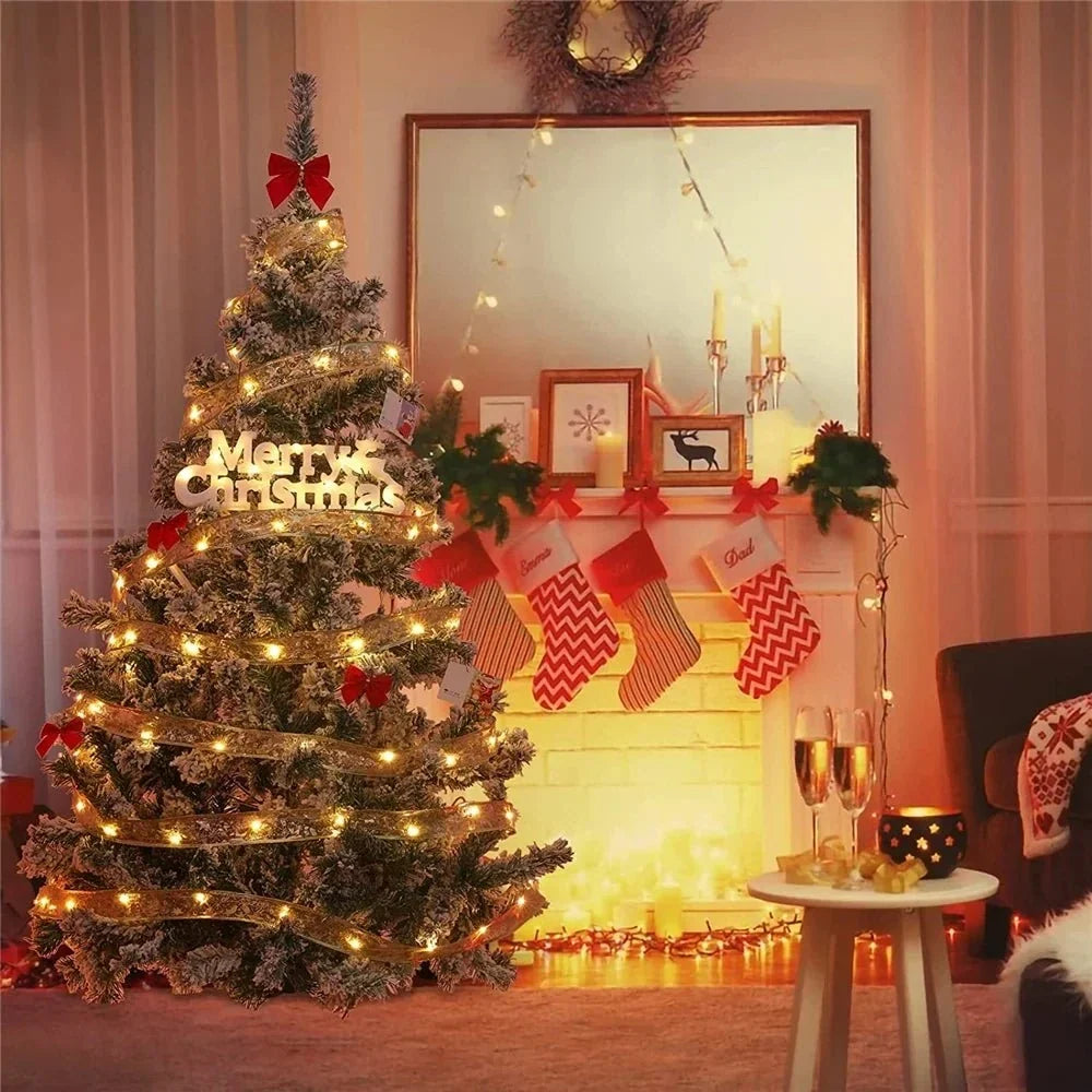 Wstążka choinkowa LED na baterie - Image 2