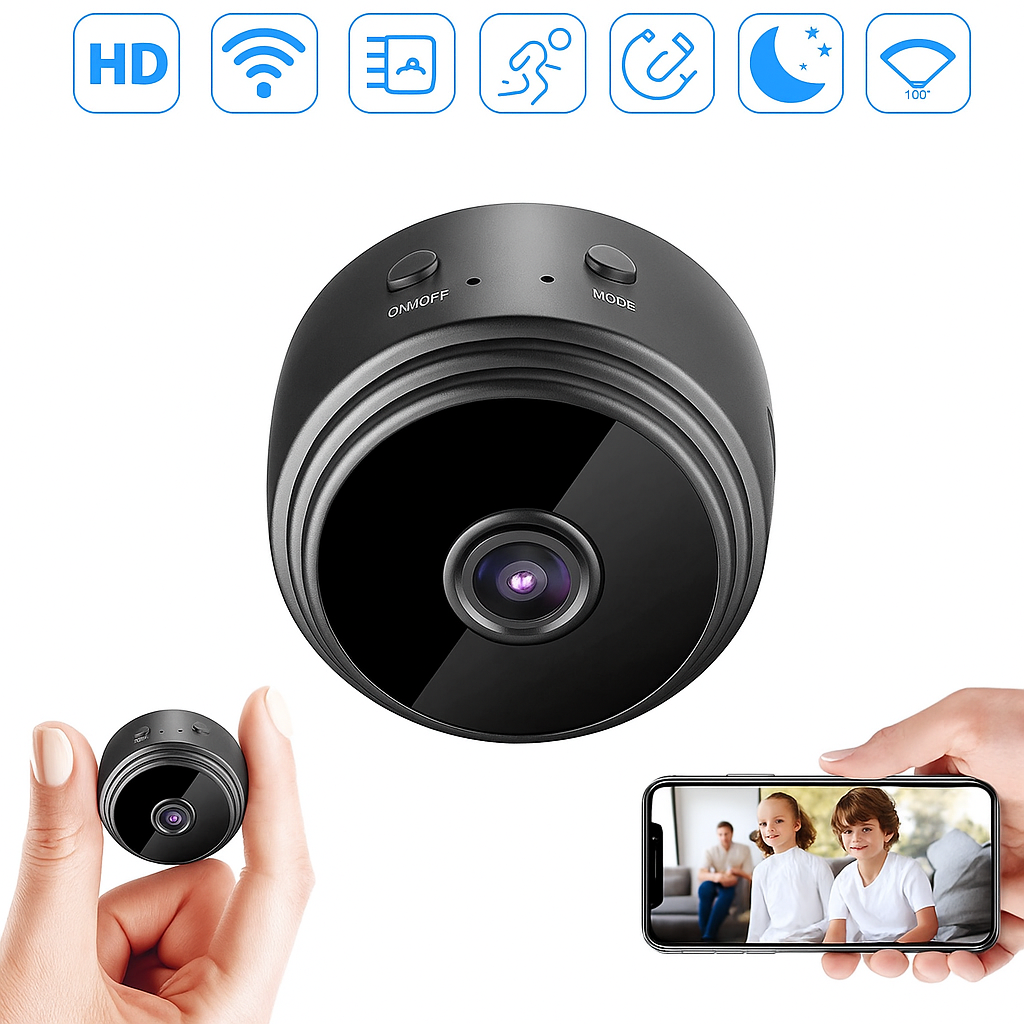 Inteligentna mini kamera WLAN z trybem nocnym - Image 4