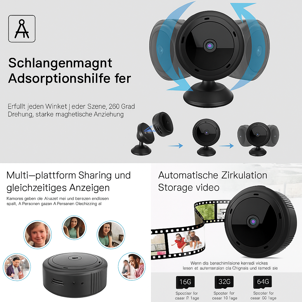 Inteligentna mini kamera WLAN z trybem nocnym - Image 8