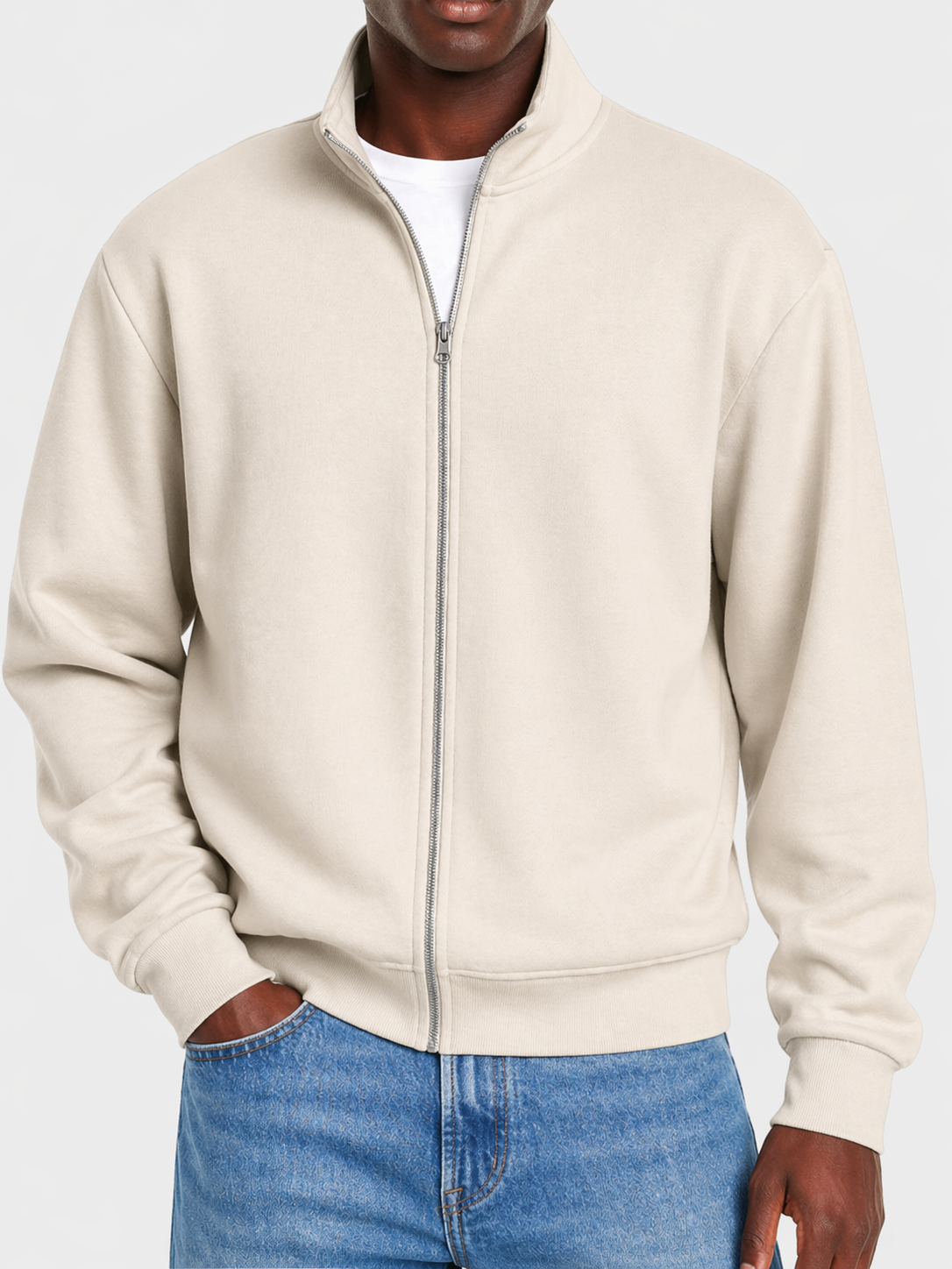 Sweter męski rozpinany na zamek - Image 28