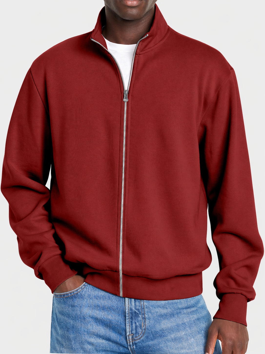 Sweter męski rozpinany na zamek - Image 23