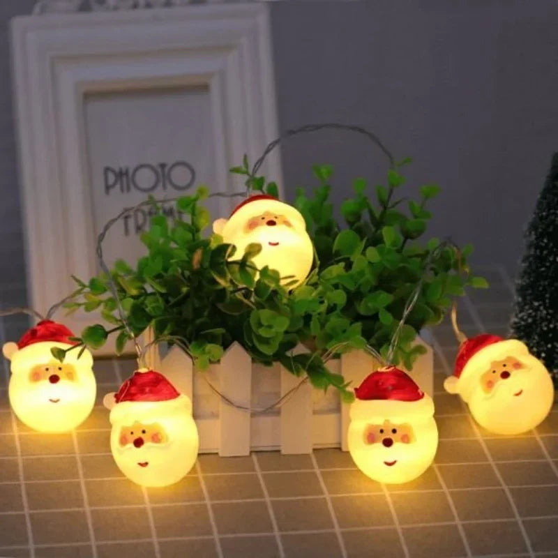 20 LED Mikołaje lampki choinkowe na baterie - Image 5