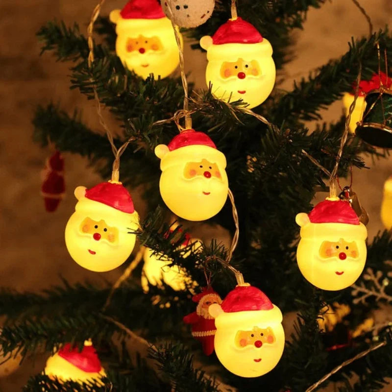 20 LED Mikołaje lampki choinkowe na baterie - Image 8