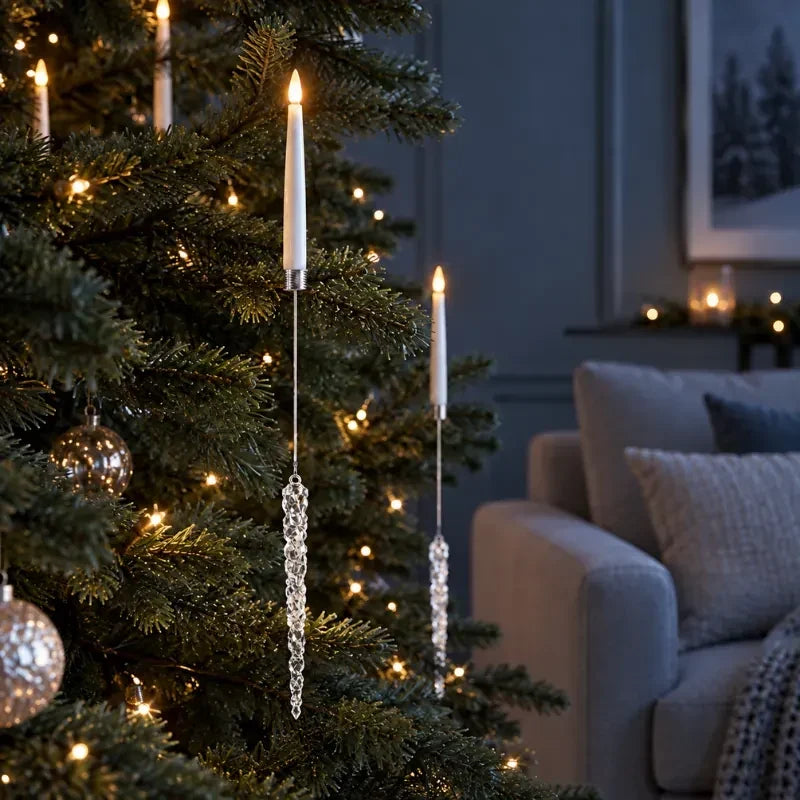 Wiszące świeczki choinkowe LED migoczący płomień - Image 12