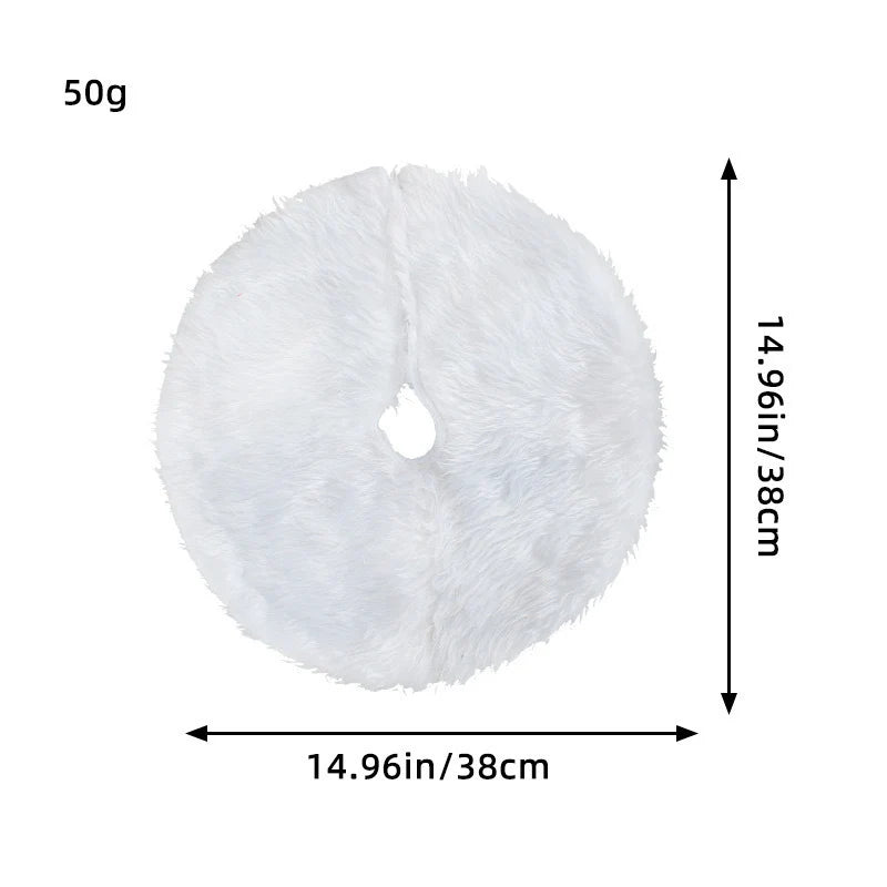 Futrzana mata pod małą choinkę 38 cm - Image 5