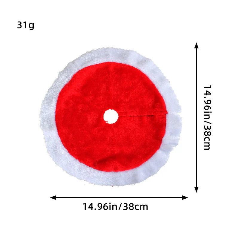 Futrzana mata pod małą choinkę 38 cm - Image 9