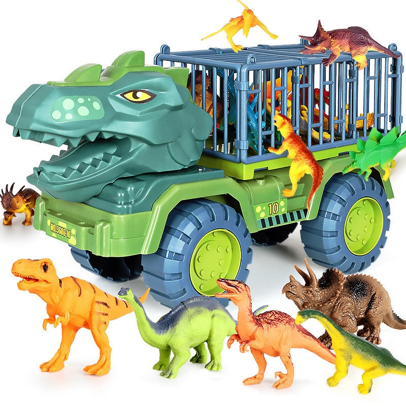 Interaktywny Zestaw Ciężarówka z Dinozaurami dla Dzieci - Image 2