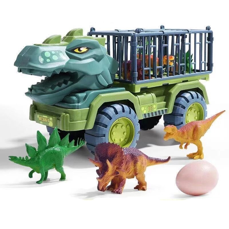 Ciężarówka z Dinozaurami dla Dzieci Zestaw z Realistycznymi Figurkami Dinozaurów - Image 3