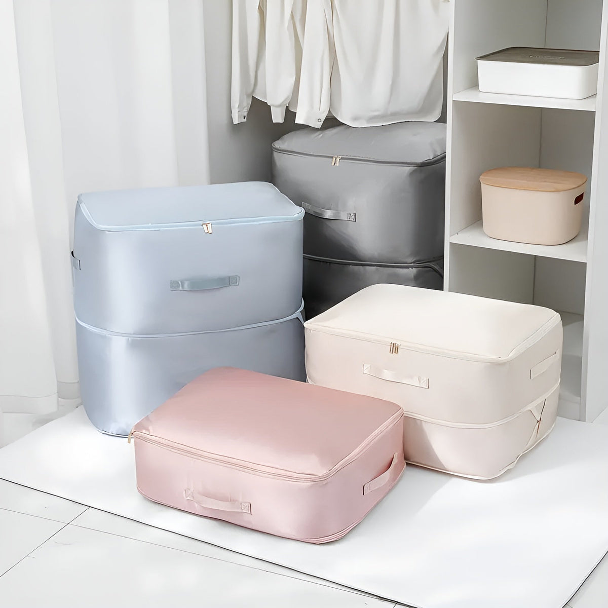 Wydajny zestaw toreb do przechowywania odzieży i pościeli - Image 5