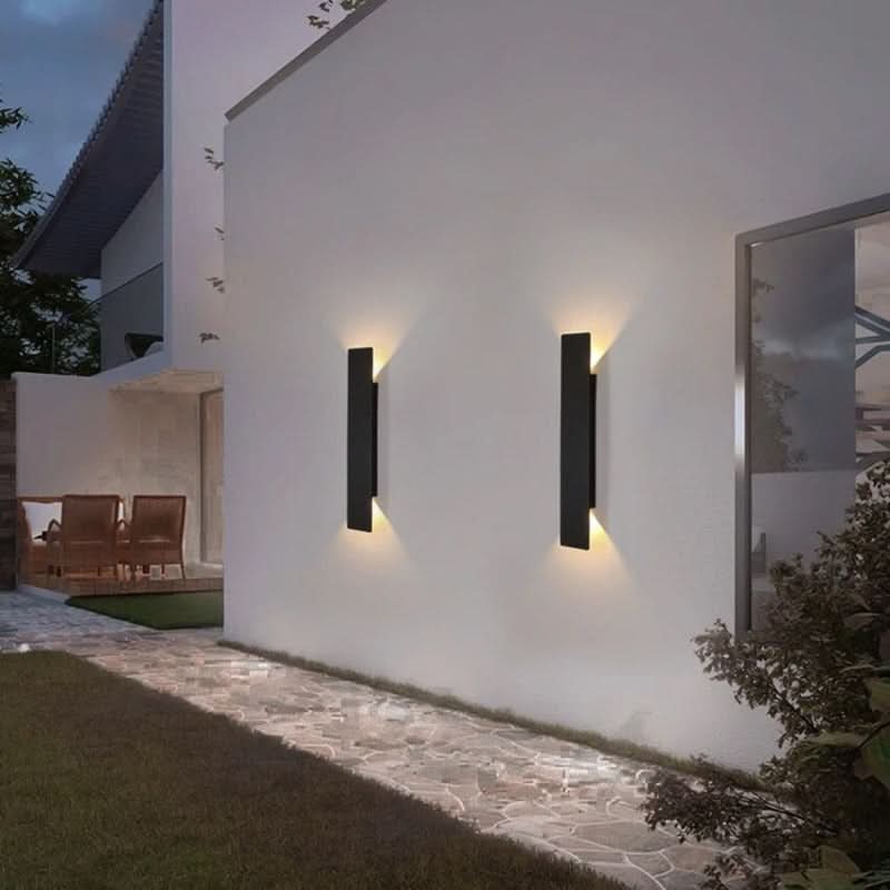 Aluminiowa lampa ścienna LED IP65 – oświetlenie zewnętrzne elewacji i tarasu - Image 2