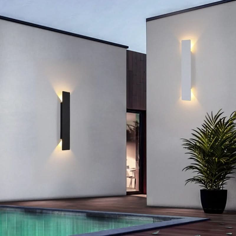 Aluminiowa lampa ścienna LED IP65 – oświetlenie zewnętrzne elewacji i tarasu - Image 3