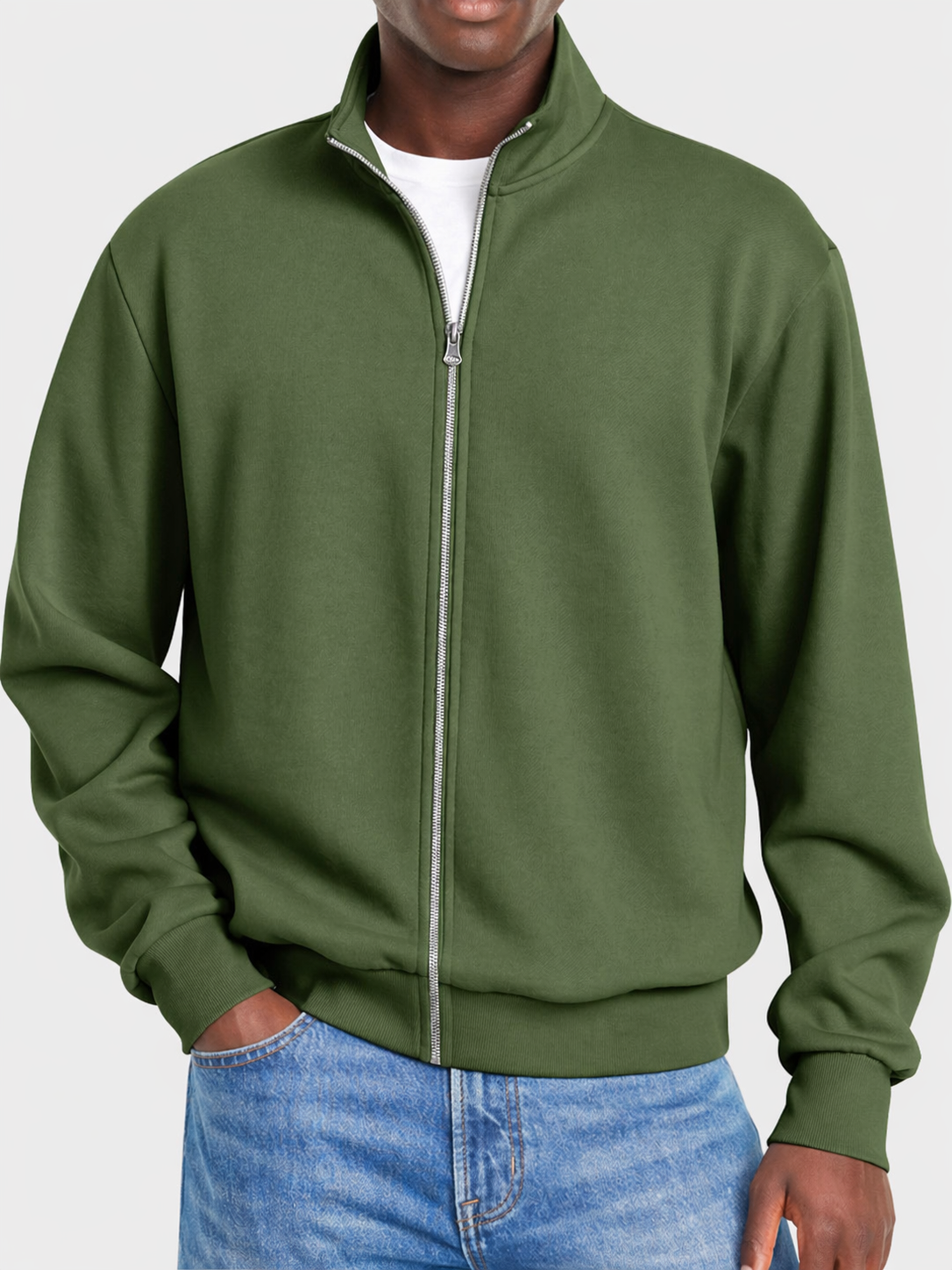 Sweter męski rozpinany na zamek - Image 26
