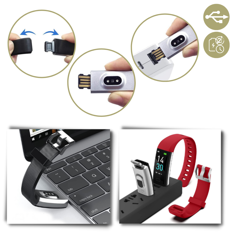 Inteligentny Niezawodny Wodoodporny Zegarek Fitness - Image 16