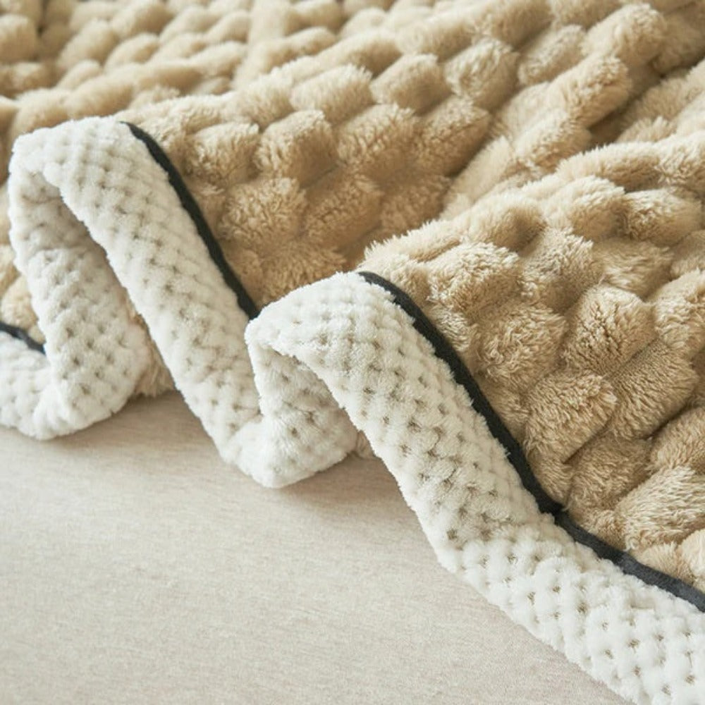 Przytulny Ciepły Pluszowy Cloud Cuddle Koc - Image 14