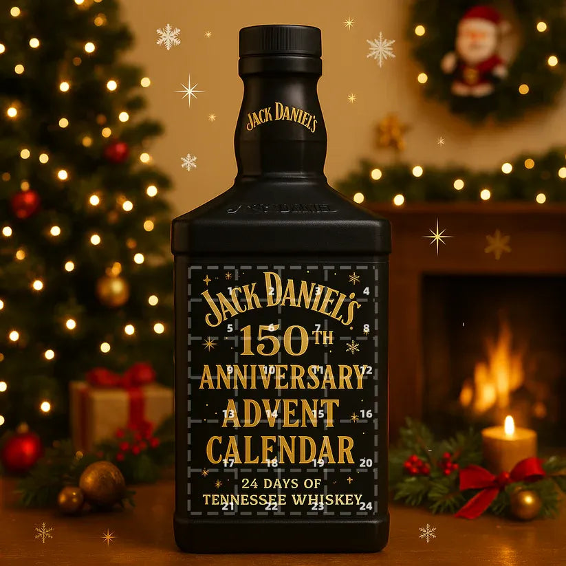 Dekoracyjny kalendarz adwentowy whisky 2026 24 miniatury 2D - Image 3