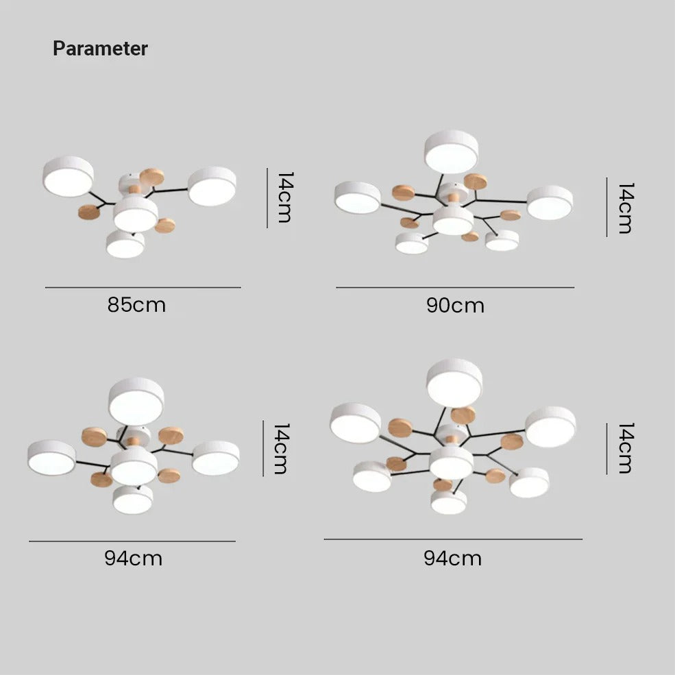 Nowoczesna lampa sufitowa LED typu plafon - Image 26