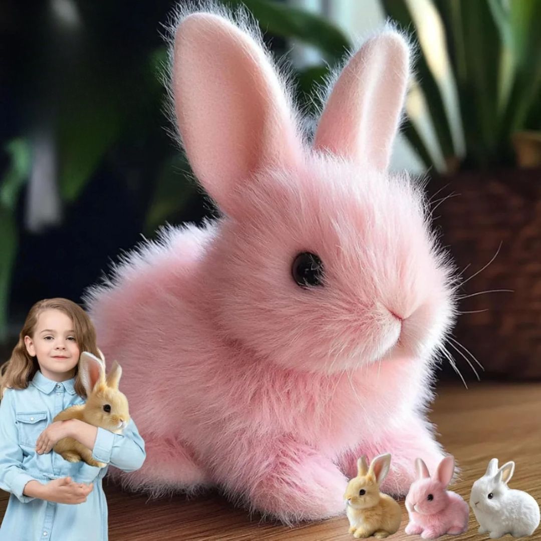 Interaktywny pluszowy królik z realistycznymi ruchami i miękkim futerkiem - Image 5