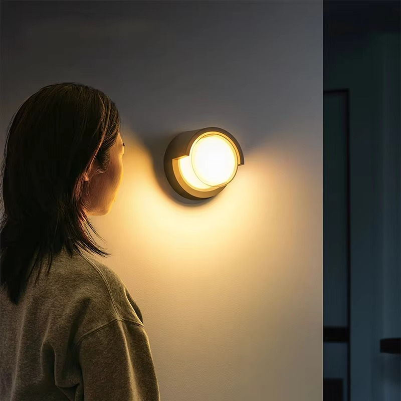 Zewnętrzne lampy ścienne LED z czujnikiem ruchu - Image 7