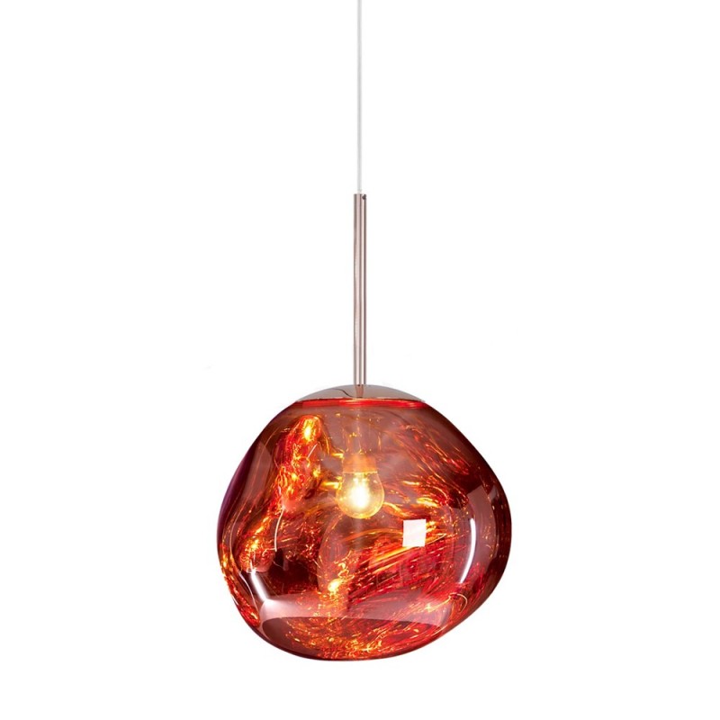Lampa wisząca z efektem stopionego szkła – nowoczesna artystyczna - Image 14