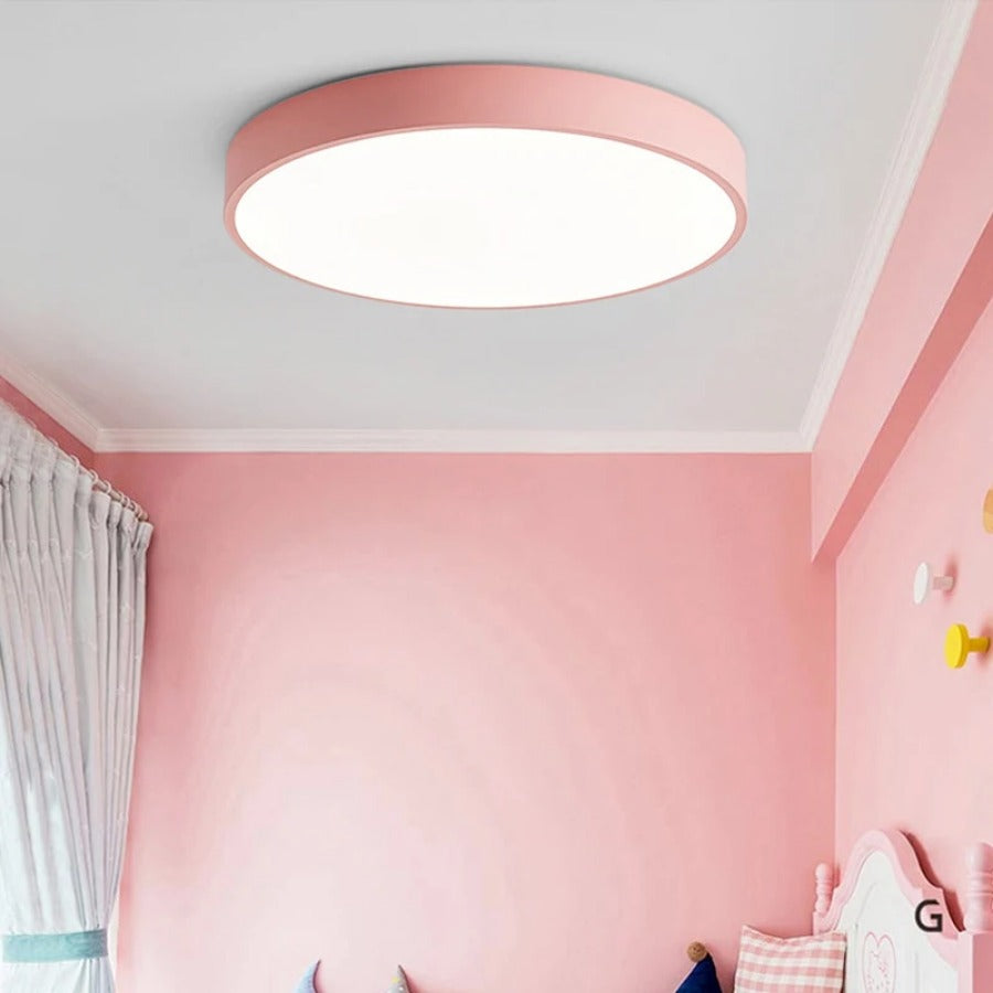 Skandynawska okrągła lampa sufitowa LED - Image 5