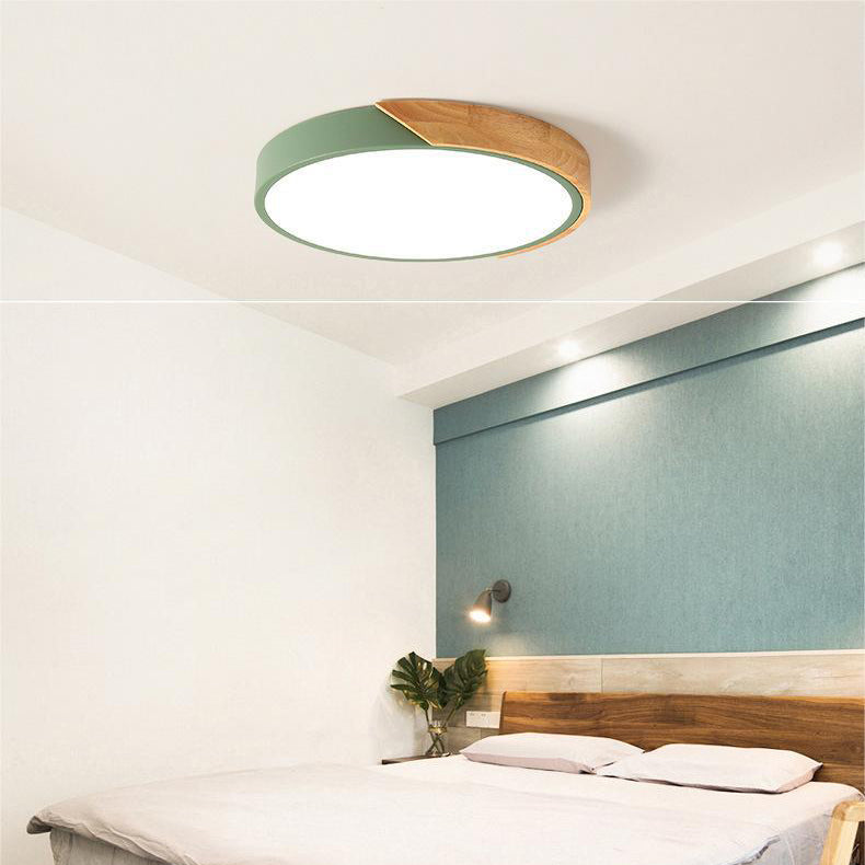 Skandynawska okrągła lampa sufitowa LED - Image 6