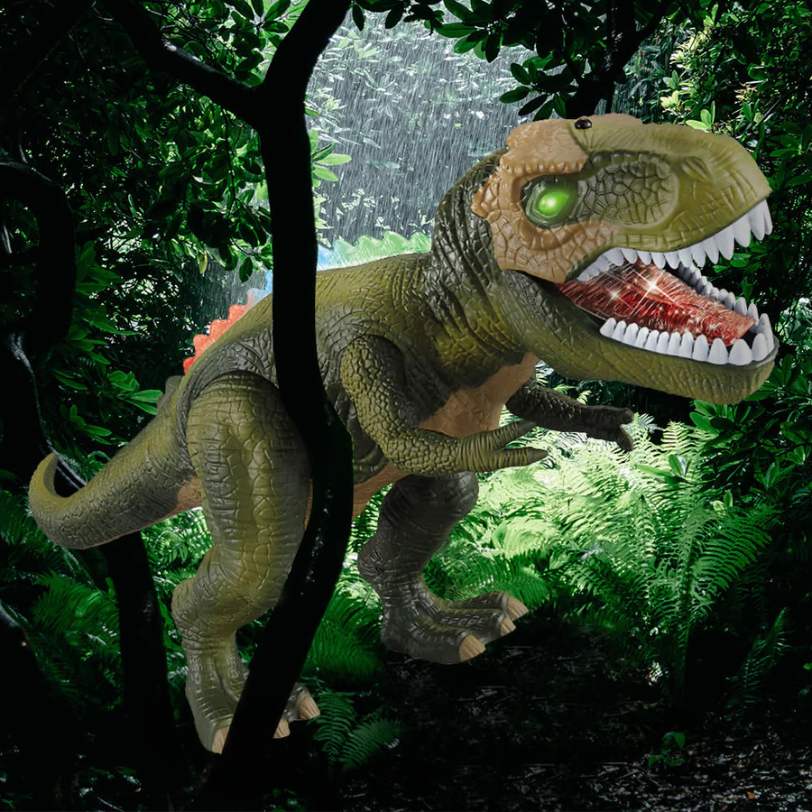 Realistyczny Dinozaur z Rykami i LED-Światłem - Image 6