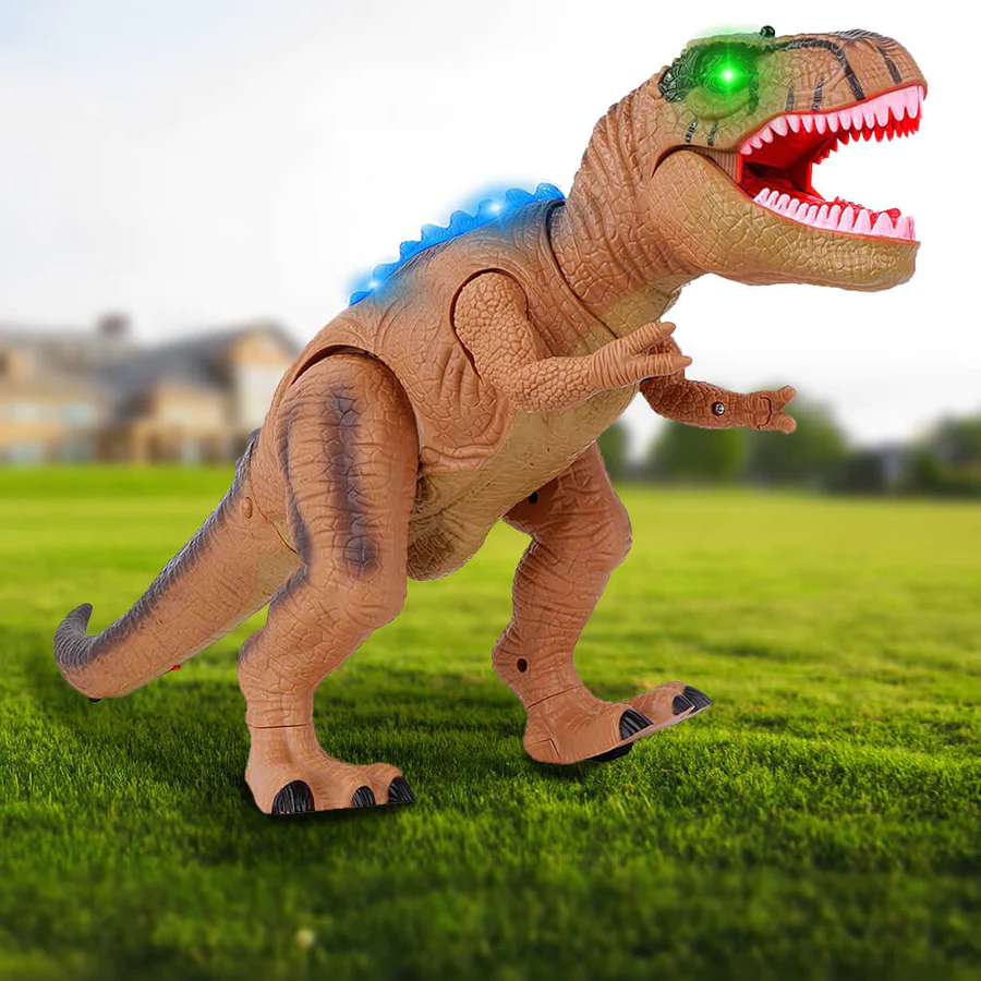 Realistyczny Dinozaur z Rykami i LED-Światłem - Image 2