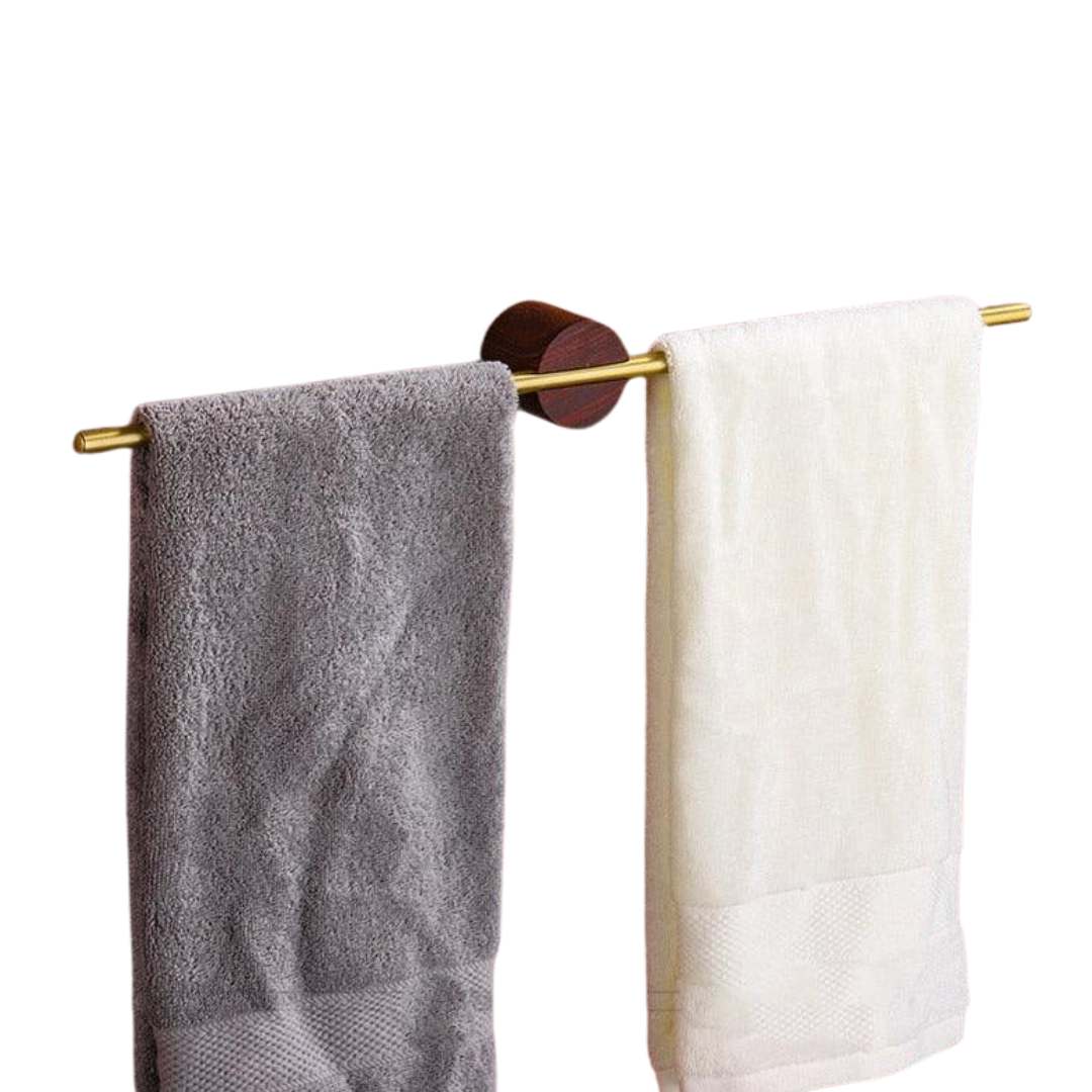 Nowoczesny aluminiowy stojak na ręczniki bez wiercenia