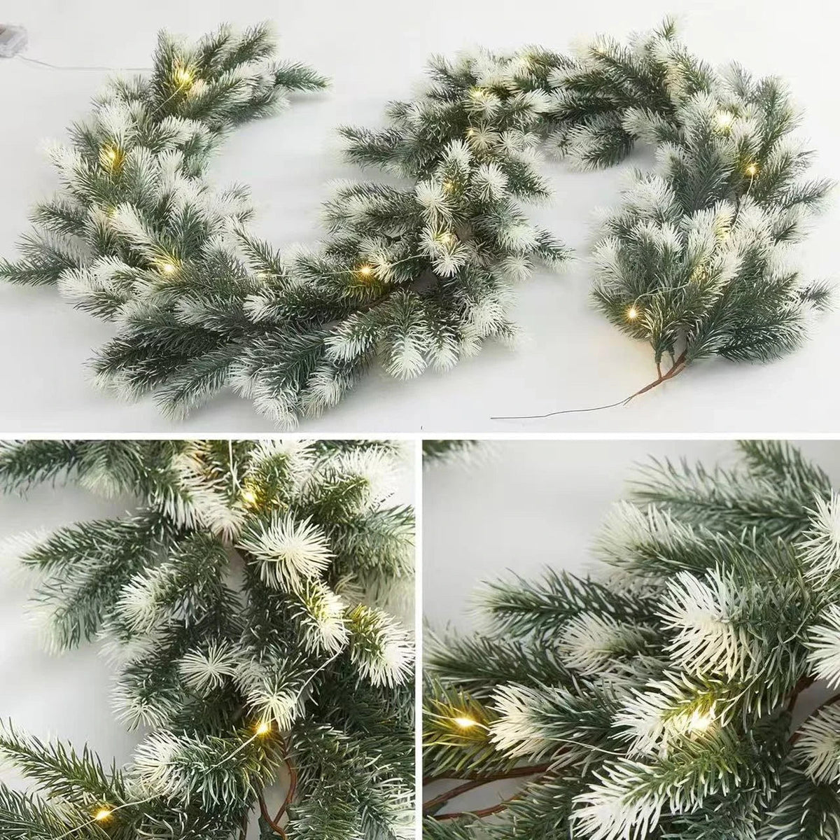 Girlanda świąteczna 50 lampek LED na baterie - Image 7
