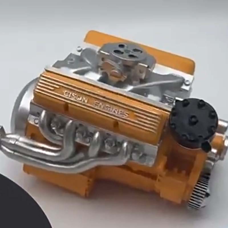 Metalowy działający model silnika V8 do składania zapłon CDI - Image 2